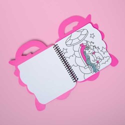 Libro con pinturas y pegatinas Unicornio lily - Omy