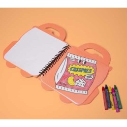 Libro con pinturas y pegatinas Yummy - Omy