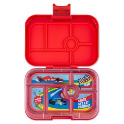 Caja almuerzo Road Red + Race cars - Yumbox