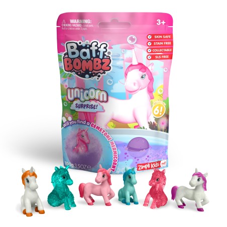 Bomba de baño Sorpresa Unicornios - Zimpli Kids