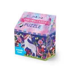 Puzzle casero - El castillo de los unicornios - 24 piezas