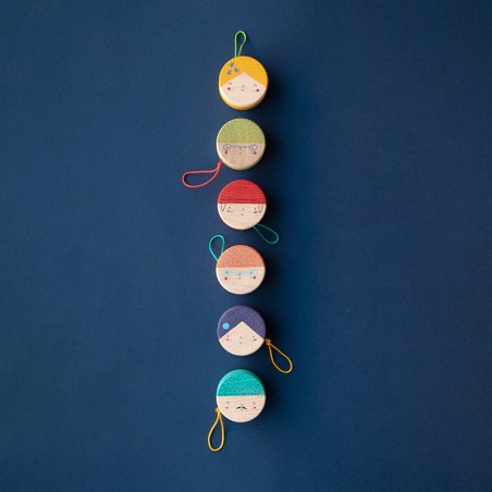 Yoyo - Best Friends (Bubbles, Buttons, Freckles, Loaf, Moustache y Patatof) 2 de cada(SET 2x6)