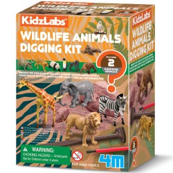 Kit Sorpresa de Excavación animales salvajes