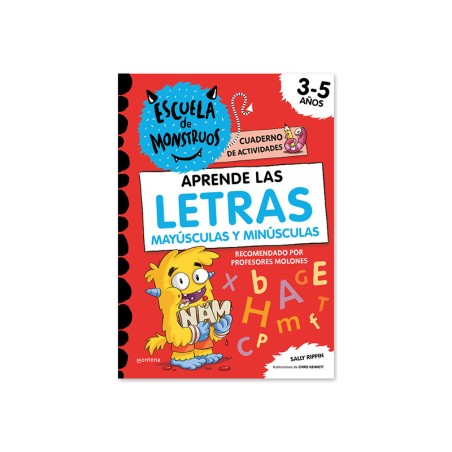 Cuaderno de actividades - Aprende las letras en la escuela de Monstruos