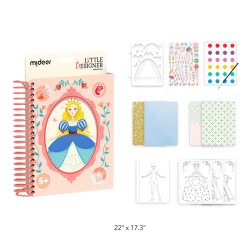 Cuaderno creativo del pequeño diseñador - Baile de princesas