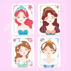 Cuaderno creativo de la pequeña maquillista – Princesas en el baile