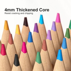 Crayones triangulares en 48 colores vibrantes