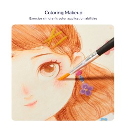 Set manualidades - Manual de maquillaje - Fiesta de té de damas