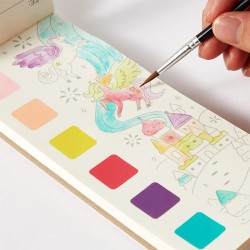 Libro para colorear acuarelable - Unicornio