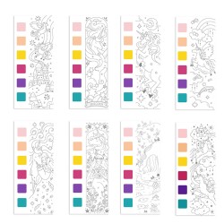 Libro para colorear acuarelable - Unicornio