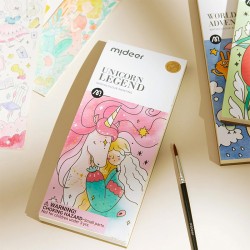 Libro para colorear acuarelable - Unicornio