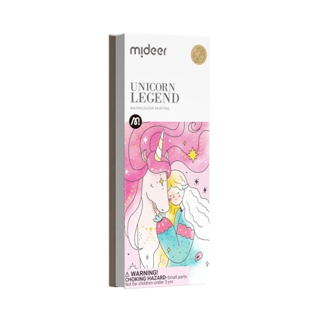 Libro para colorear acuarelable - Unicornio