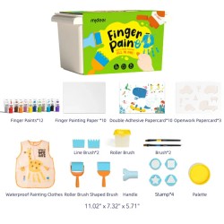 Pinturas para pintar con los dedos