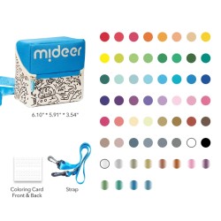 Rotuladores acrílicos con punta pincel en estuche blando (60 colores)