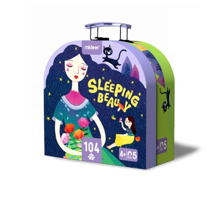 Puzzle maletín - La Bella Durmiente - 104 piezas