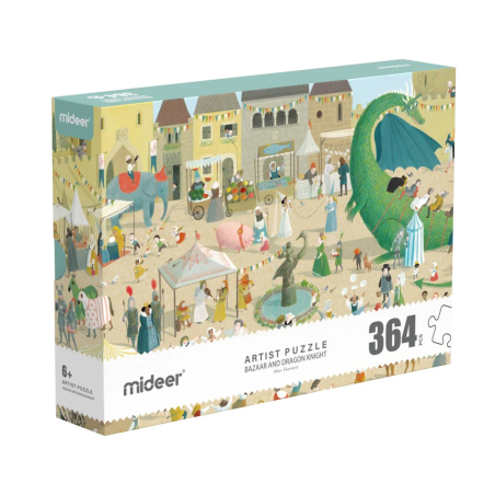 Puzzle artístico El Bazar y el Caballero Dragón - 364 piezas