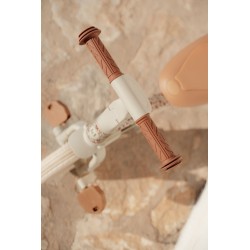 Triciclo con barra blanco flores - Little Dutch