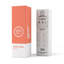 Botella térmica 500 ml - Pastel Coral
