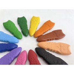 Crayones Búho-12 Colores