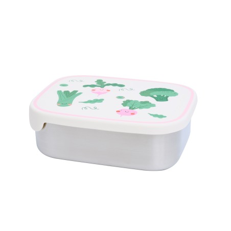 Fiambrera acero Veggie Pals - The Cotton cloud