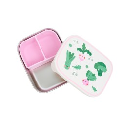 Fiambrera acero Veggie Pals - The Cotton cloud