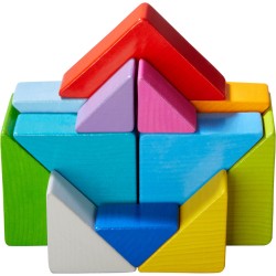 Juego de Composición 3D Cubo Tangram