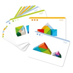 Juego de Composición 3D Cubo Tangram
