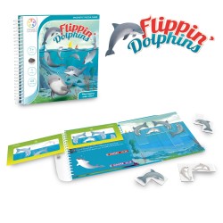 Juego de viaje magnético Flippin' Dolphins