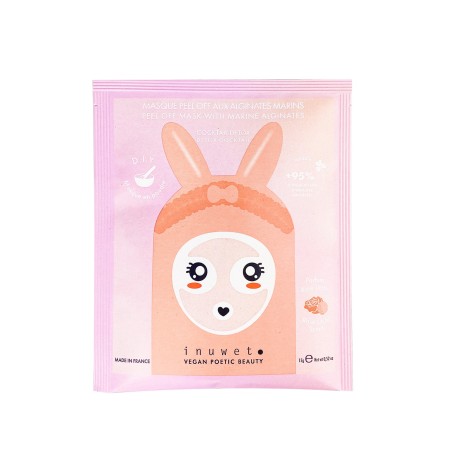 Mascarilla facial peel-off en polvo - detox aroma Lichi rosa
