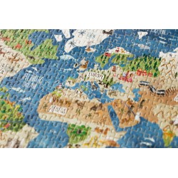 Micropuzzle - The World - 600 piezas