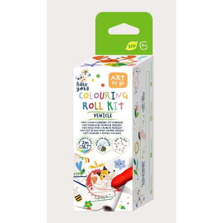 Mini Rollo para Colorear- Vehículos