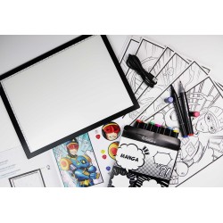 Pizarra de luz LED + set iniciación Manga - Sycomore