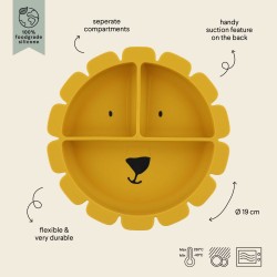 Plato de silicona con ventosa - Mr. Lion