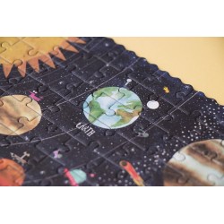 Pocket puzzle - Discover the Planets - 100 piezas