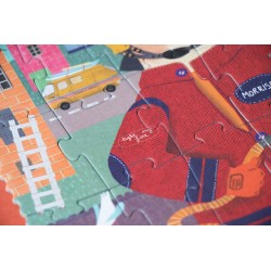 Pocket puzzle - Firefighter - 36 piezas