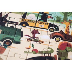 Pocket puzzle - Vroom Vroom - 50 piezas