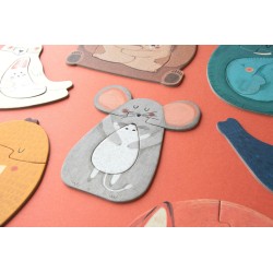 Puzzle - Mama - 7 x 2 piezas