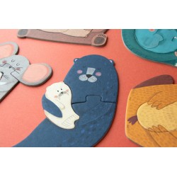 Puzzle - Mama - 7 x 2 piezas