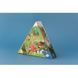 Puzzle reversible - Let's go to the mountain - 36 piezas