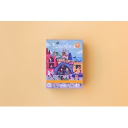 Puzzle reversible - Night & Day in Barcelona - 36 piezas