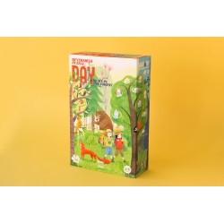Puzzle reversible - Night&Day in the Forest - 36 piezas