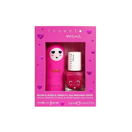 Set de labial + esmalte de uñas -CEREZA & FRESA