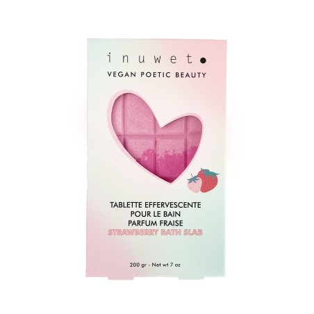 Tableta efervescente baño  - Fresa