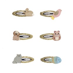 Set de regalo clips de pelo - Pet Shop