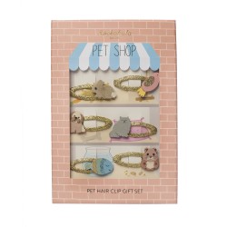 Set de regalo clips de pelo - Pet Shop