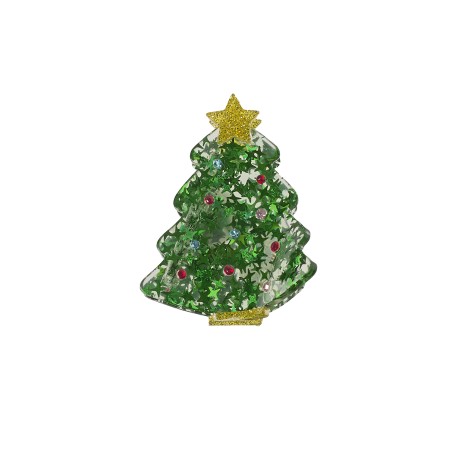 Pinza de pelo - Jolly Christmas Tree Claw