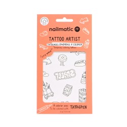 Plantilla de tatuajes temporales - City World