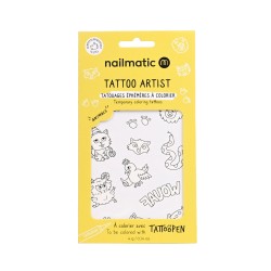 Plantilla de tatuajes temporales - Animals