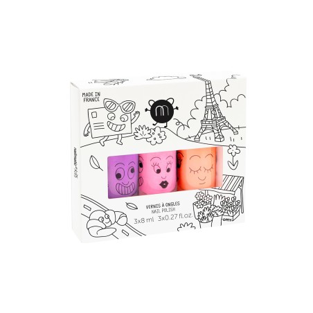 Set de 3 esmaltes de uñas - París
