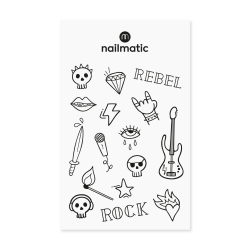 Plantilla de tatuajes temporales - Rock